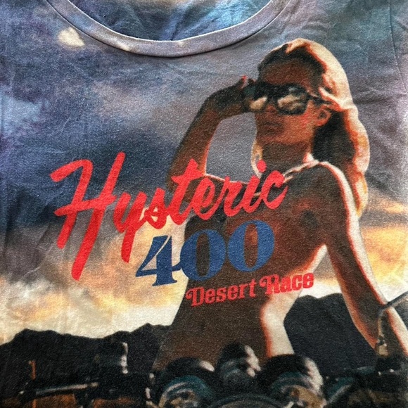 hysteric glamour biker tee - Picture 2 of 3